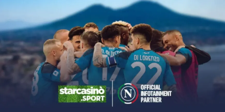 A StarCasino Sport hivatalos infotainment partnerseget kot az SSC Napolival jpg