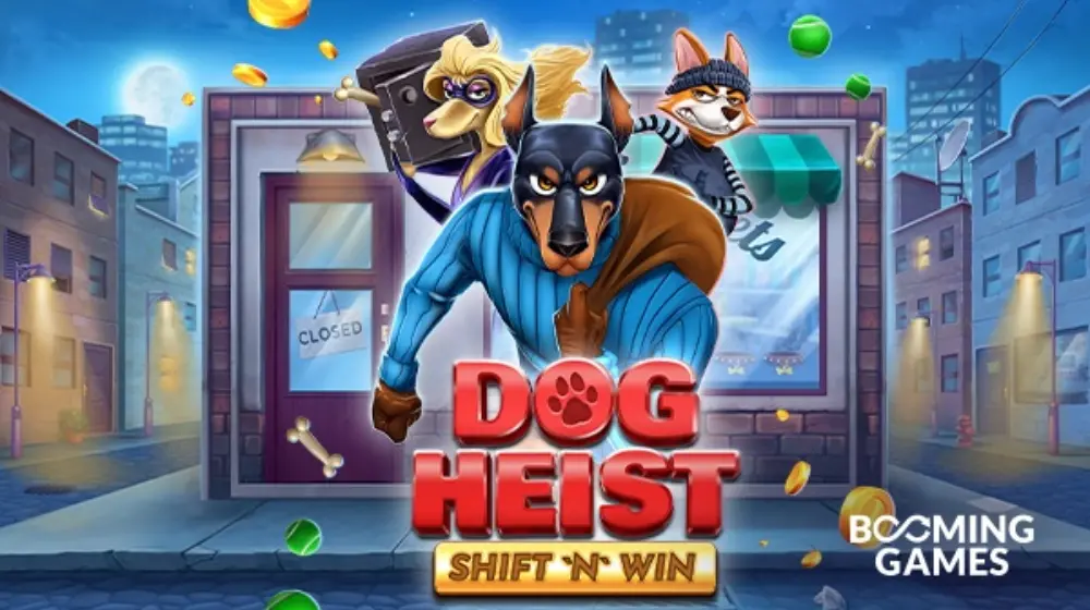 Dog Heist Shift ‘N’ Nyerj dinamikusan fejlődő játékokat