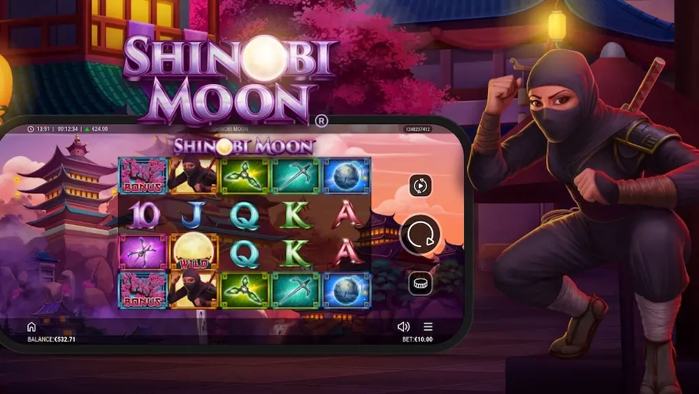 Realisztikus Shinobi Moon Games Onlinecasinohungarycom jpg