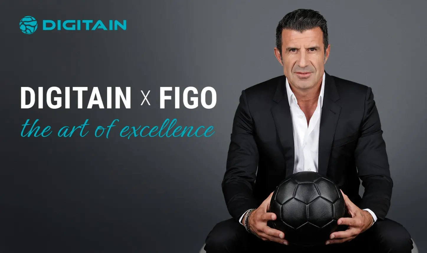 A futballlegenda Luis Figo megújítja az együttműködést a Digitainnel