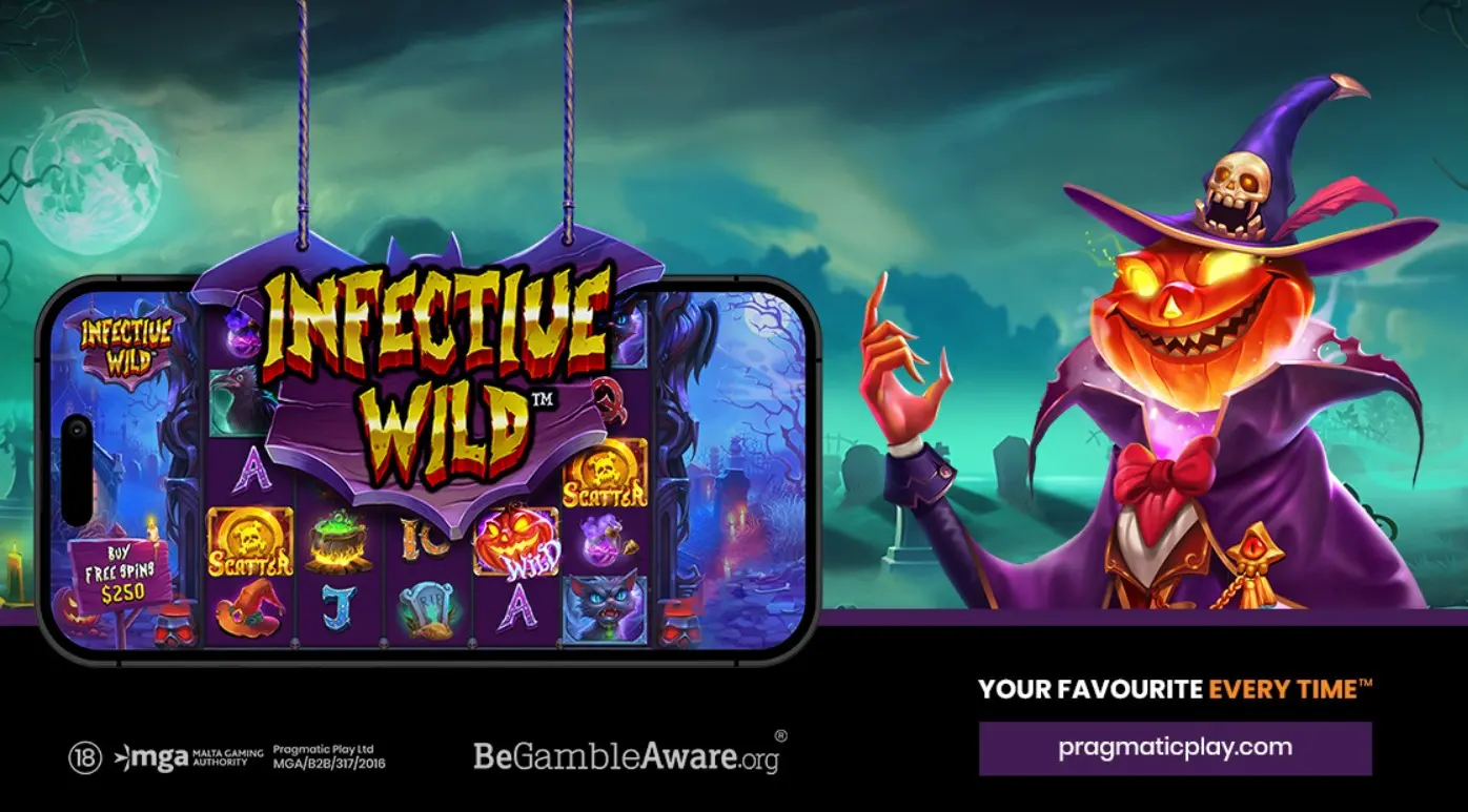 A Pragmatic Play bemutatja az „Infective Wild nyerogepet a Halloween jpg