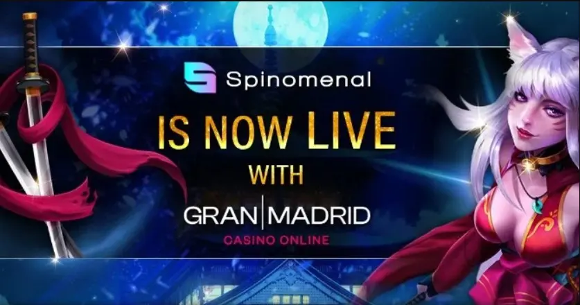 A Spinomenal feldobja a Gran Madrid Casino Online jatekportfoliojat jpg